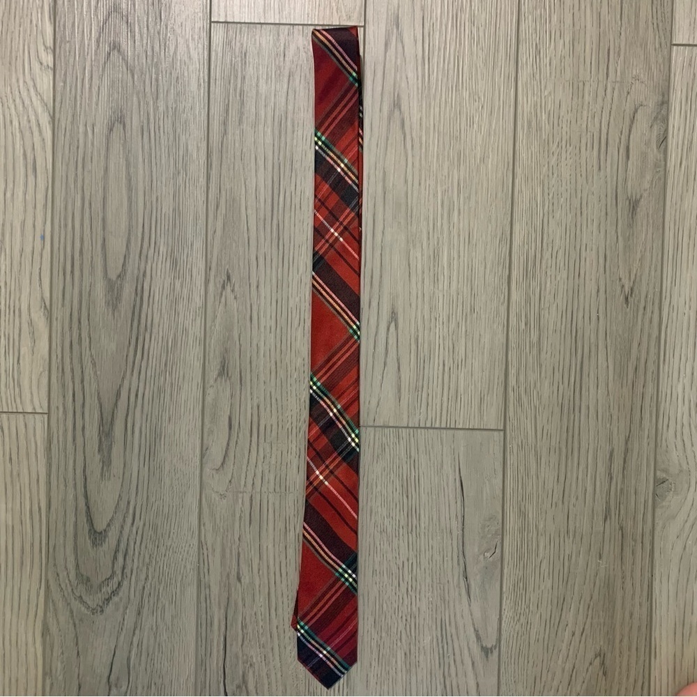 J Crew Crewcuts Boy's Silk Tie "In Good Tidings" Size 42